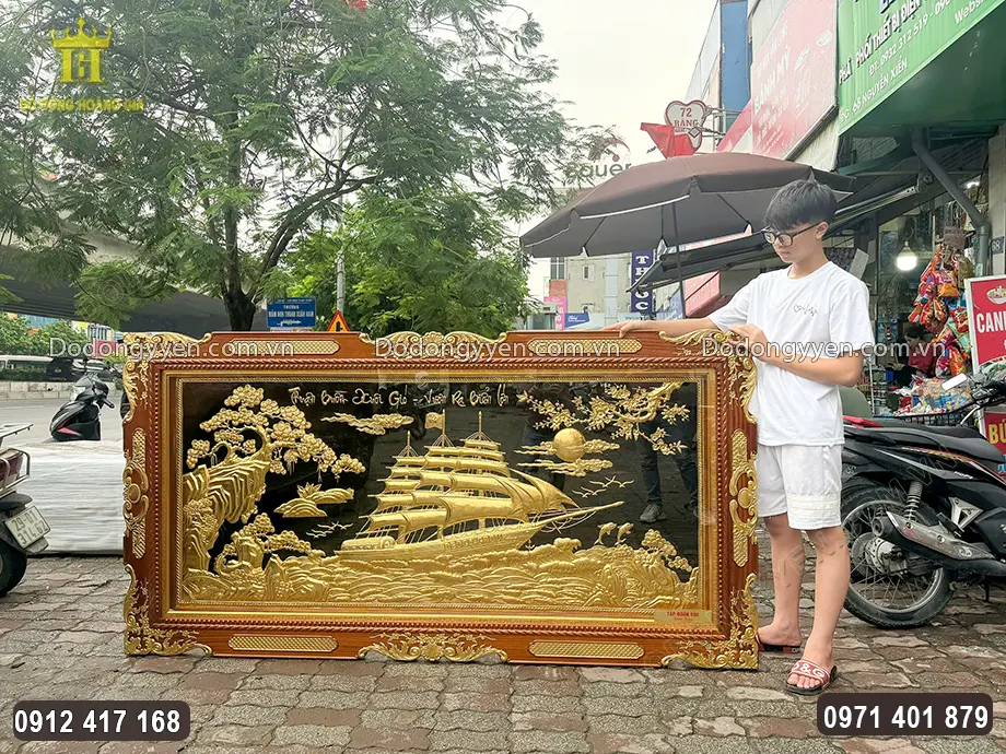 Khung tranh bằng gỗ tự nhiên
